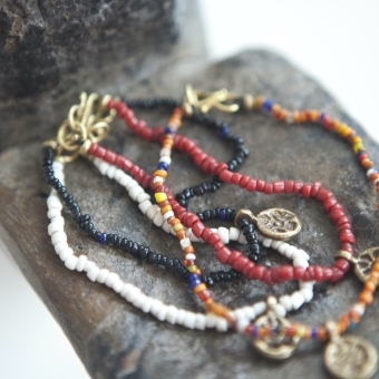 jewellery sieraden old glass beads orissa kondh
