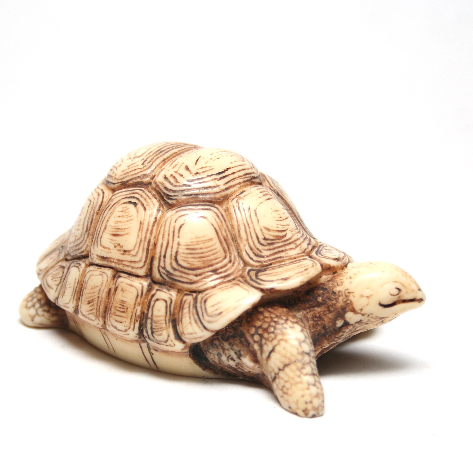 resin schildpad turtle beeldje figurine netsuke