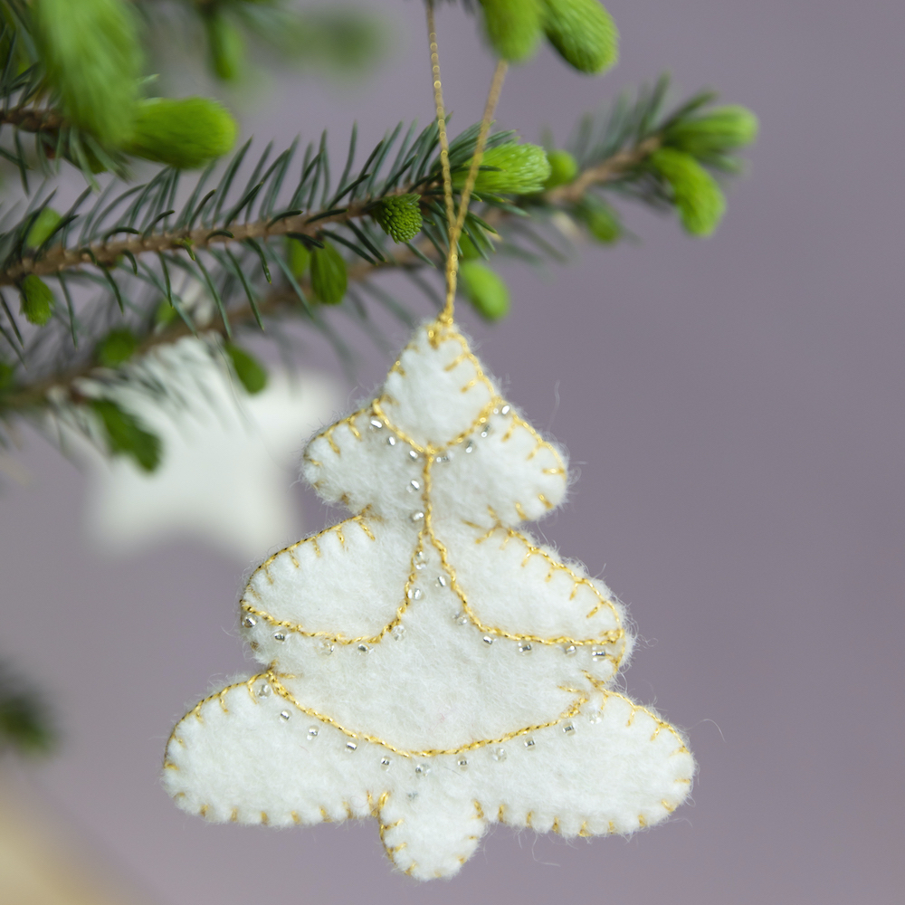kerstdecoratie christmas decoration tree boom wit white