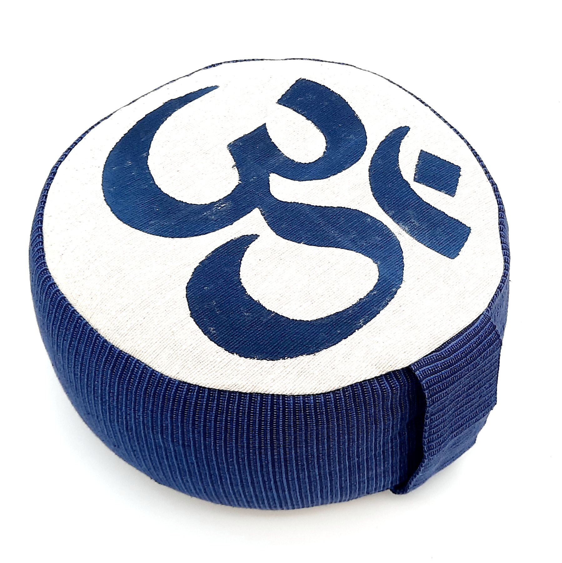 Yoga Pillow | OM | blue-off white