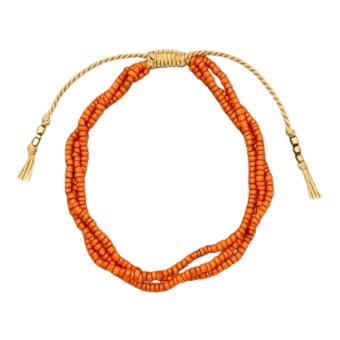 bracelet bonda 3 strings orange