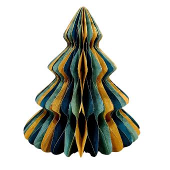 Honeycomb Christmas Tree | 23 cm | Blue
