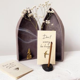 serenity - pocket altar - taupe