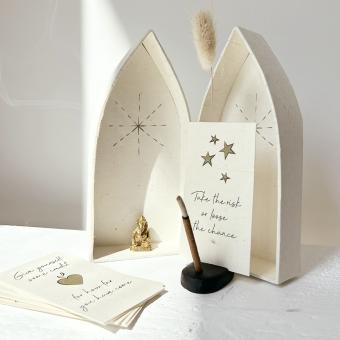 serenity - pocket altar - off white