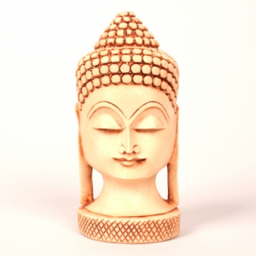 boeddha hoofdje buddha head resin kunsthars