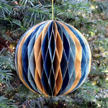 Honeycomb Ball | 12 cm | Blue