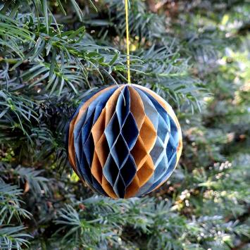 Honeycomb Ball | 8 cm | Blue