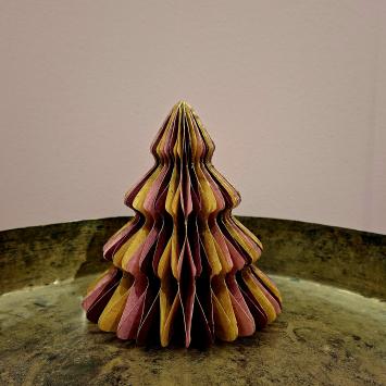 Honeycomb Kerstboom | 18 cm | Roze