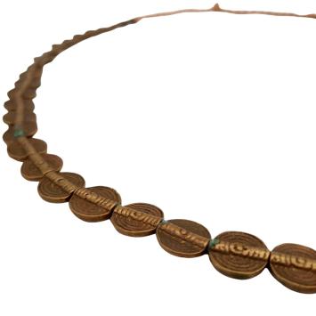 Necklace | Brass | Spiral