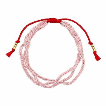 Armband | Kristal | Rood