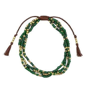 Armband | Glas-Brons | 4 Kleuren