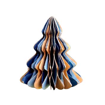 Honeycomb Christmas Tree | 12 cm | Blue