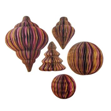 Honeycomb Bal | 12 cm | Roze