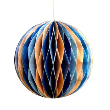 Honeycomb Ball | 12 cm | Blue